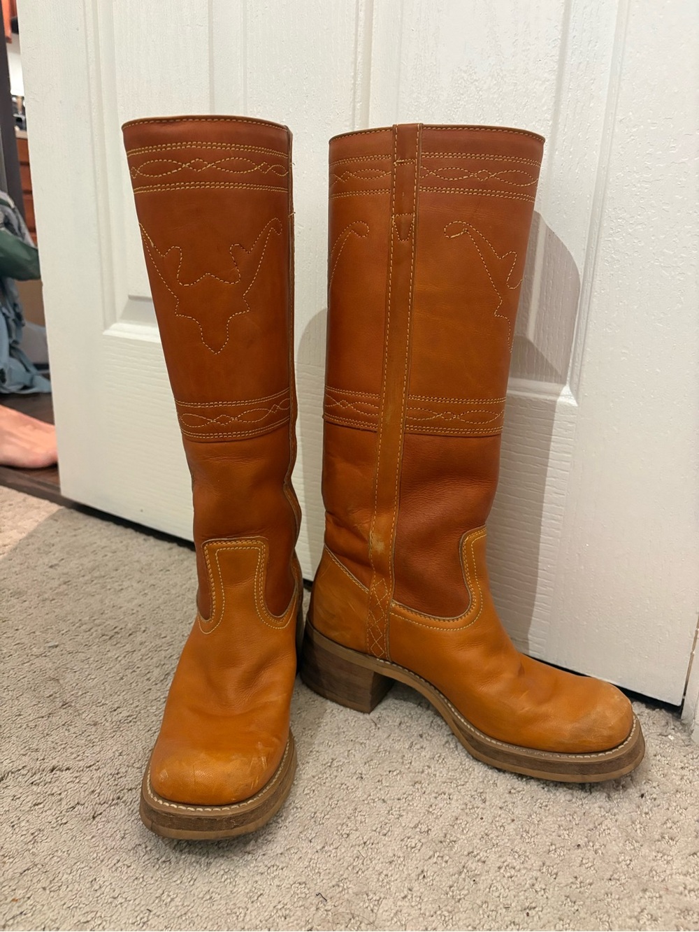 Tall Leather Boots